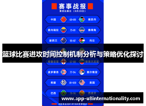 篮球比赛进攻时间控制机制分析与策略优化探讨
