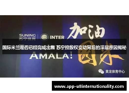 国际米兰是否已经完成出售 苏宁控股权变动背后的深层原因揭秘